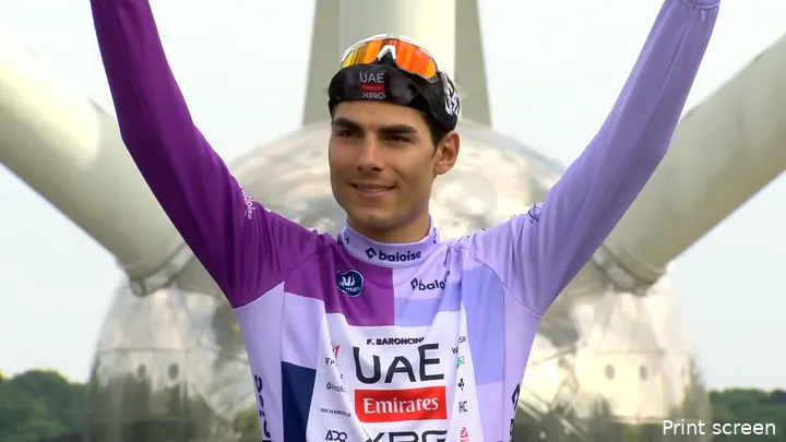 Baroncini en cabeza del Baloise Belgium Tour el pasado verano