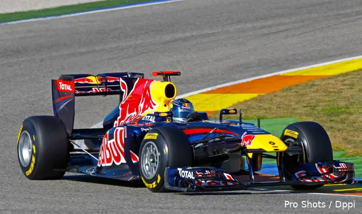 &nbsp;Ook Vettel bemachtigde vier polepositions op rij tijdens de vier openingsraces, tijdens het F1-seizoen in 2011 (Foto: Pro Shots)<br>