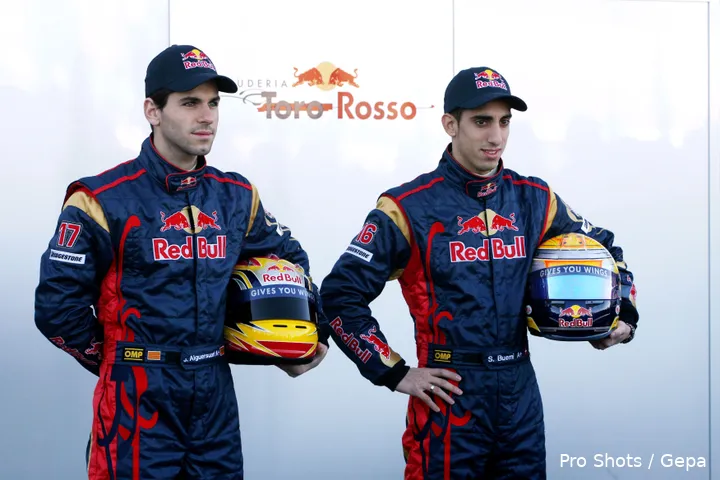 sebastien buemi jaime alguersuari toro rosso