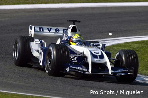 <i>Ralf Schumacher in de Williams van 2004.</i>