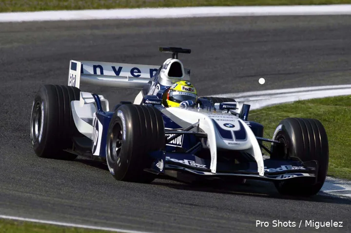 <i>Ralf Schumacher in de Williams van 2004.</i>