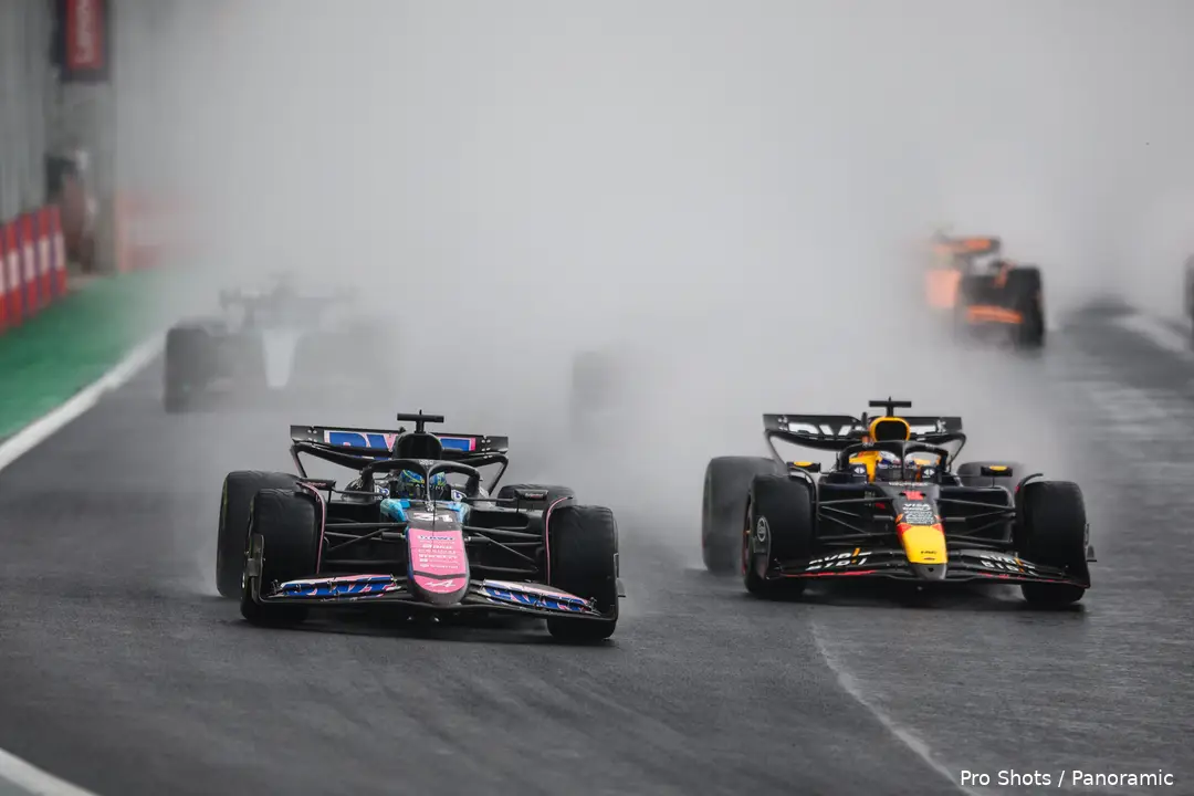 brazilie sao paulo start esteban ocon max verstappen 1