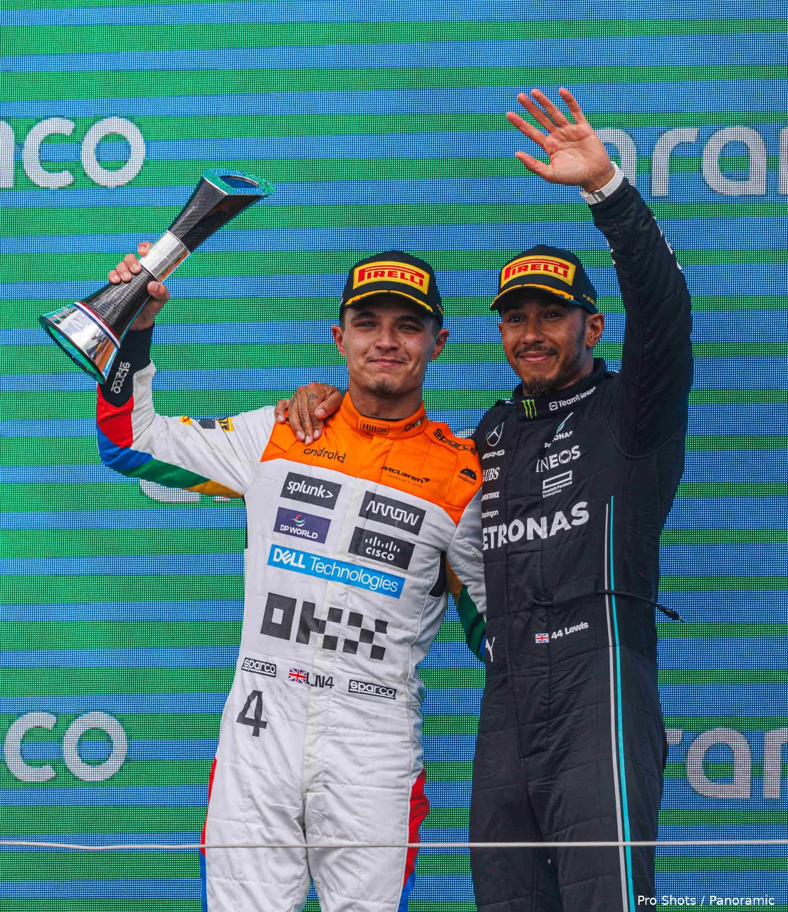 lando norris lewis hamilton silverstone 2023