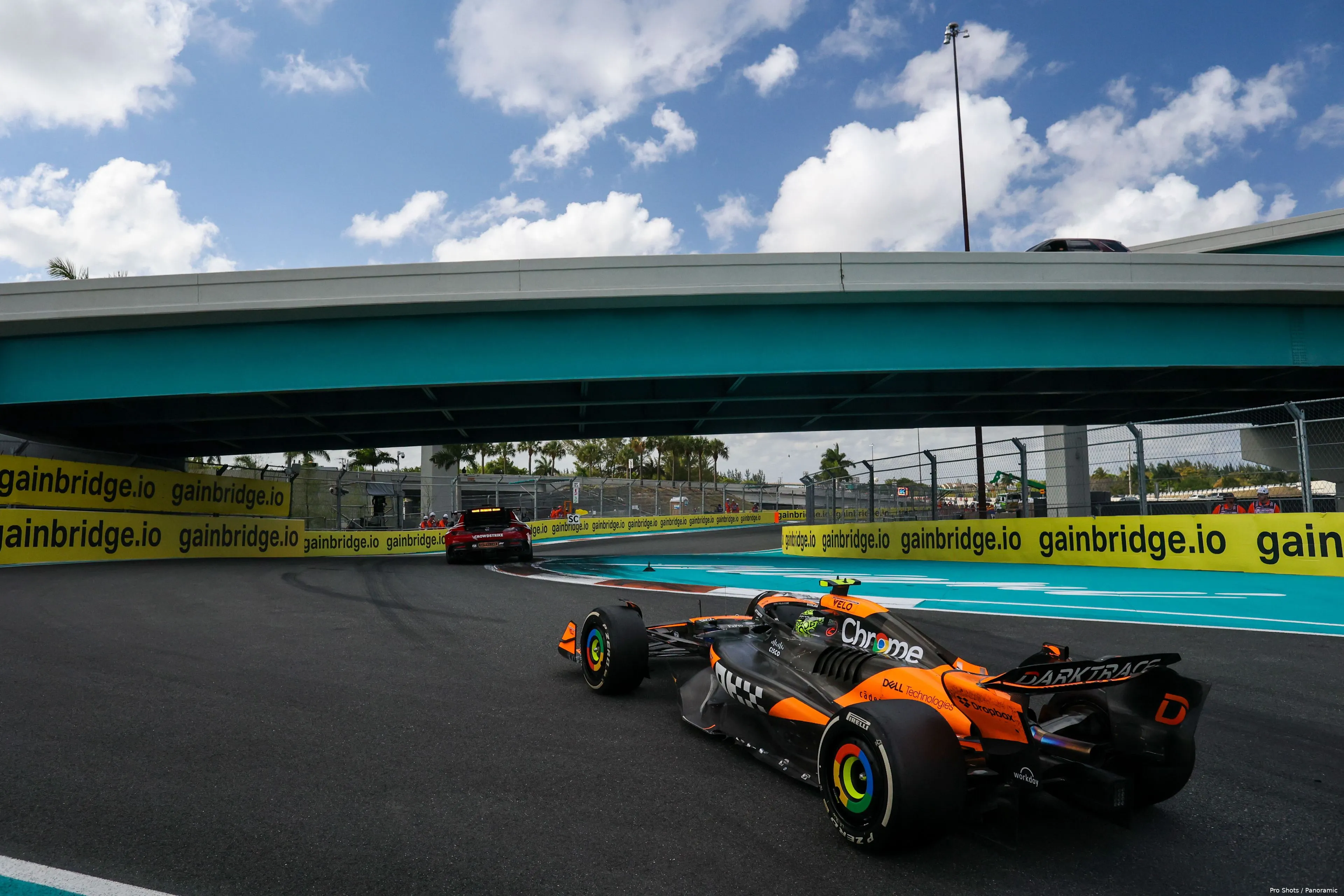 miami safety car lando norris
