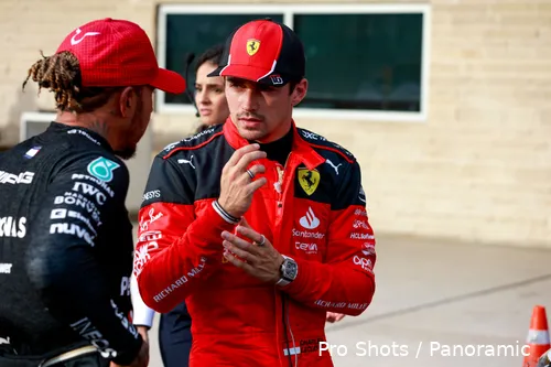 lewis hamilton charles leclerc ferrari 2023