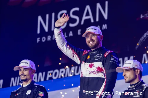 Formule E-coureur Oliver Rowland, tegen wie Fenestraz het niet op kon nemen.