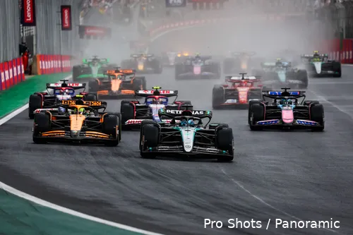 brazilie sao paulo start george russell lando norris 13