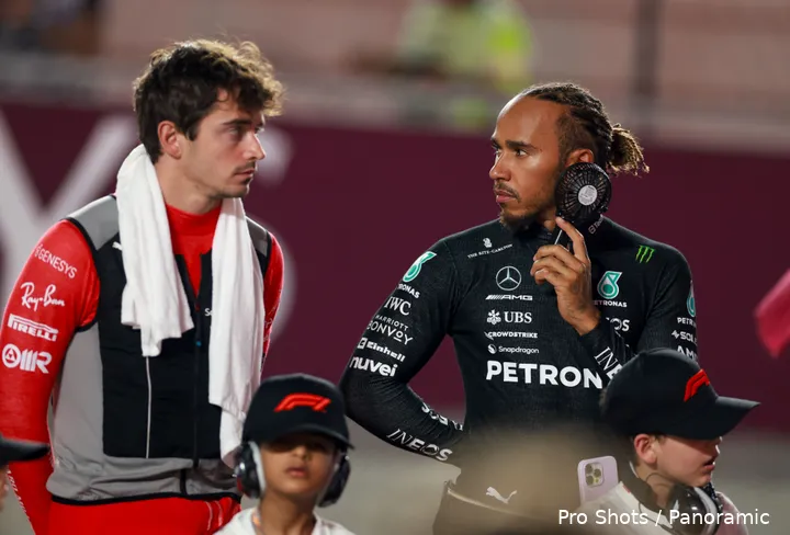 lewis hamilton charles leclerc ferrari 2023