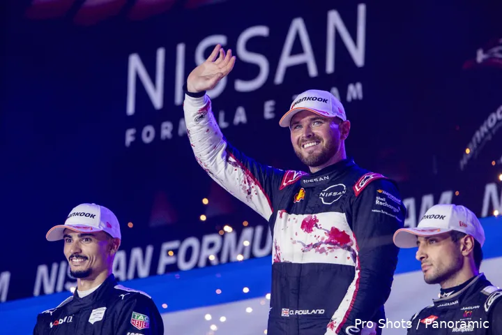 Formule E-coureur Oliver Rowland, tegen wie Fenestraz het niet op kon nemen.