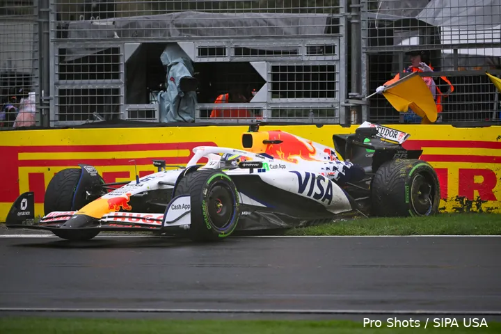 crash isack hadjar australie 2025 1