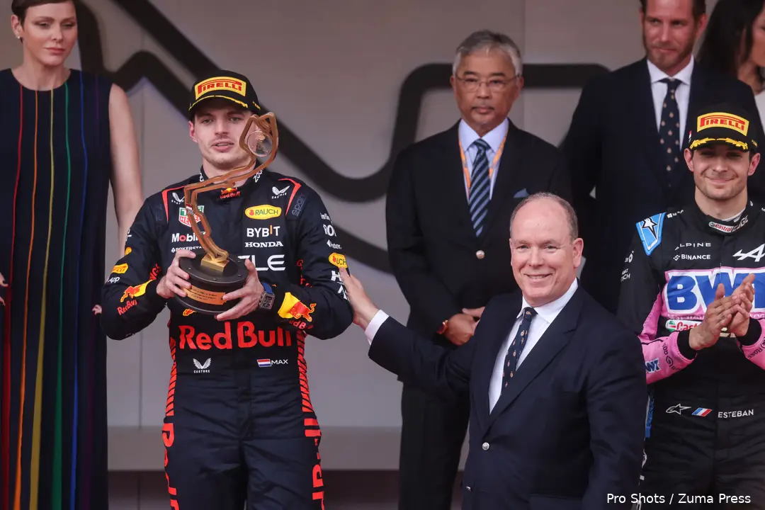 In 2023 won Verstappen voor het laatst de Grand Prix van Monaco.
