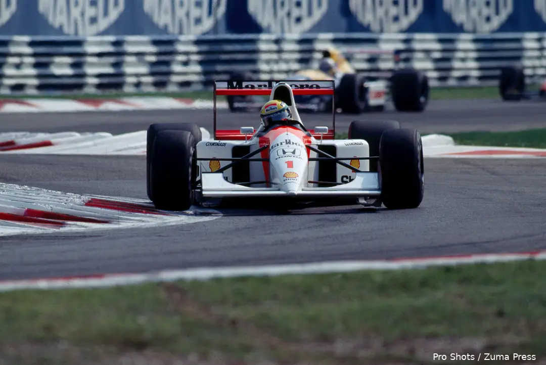 ayrton senna 1992 mclaren monza