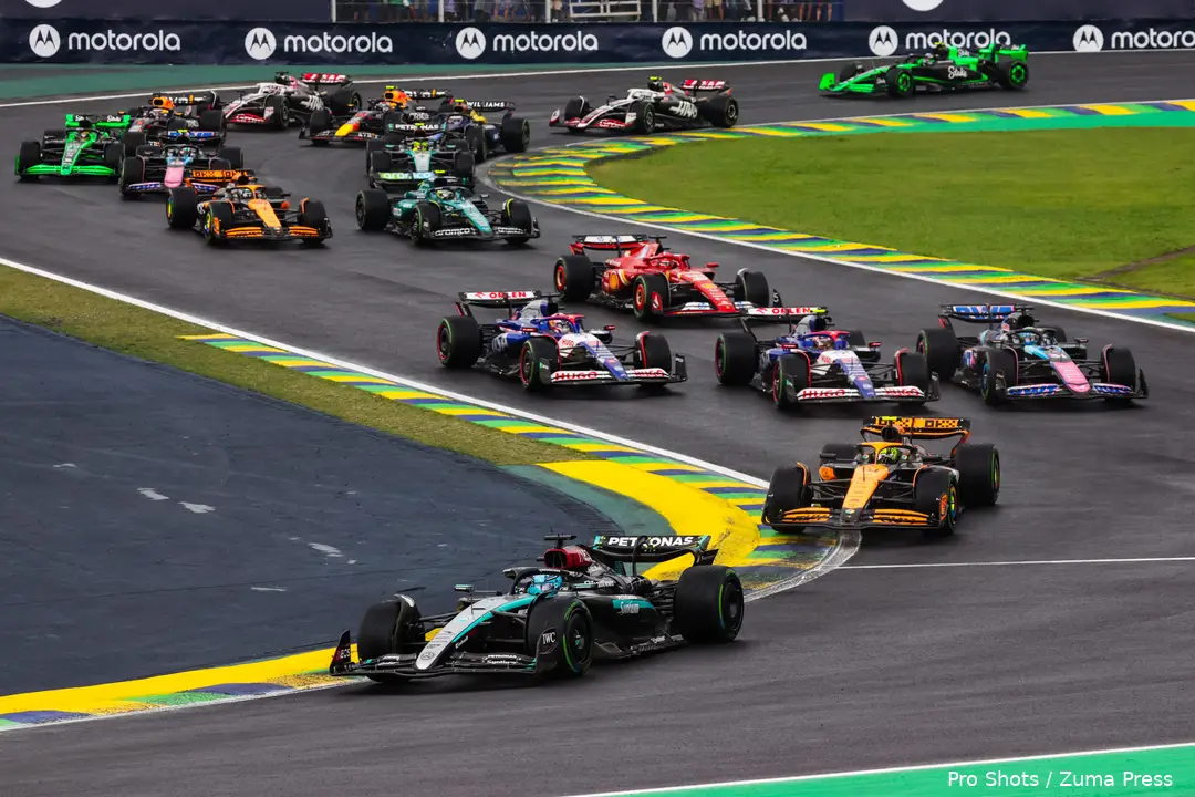 brazilie sao paulo start george russell lando norris 14