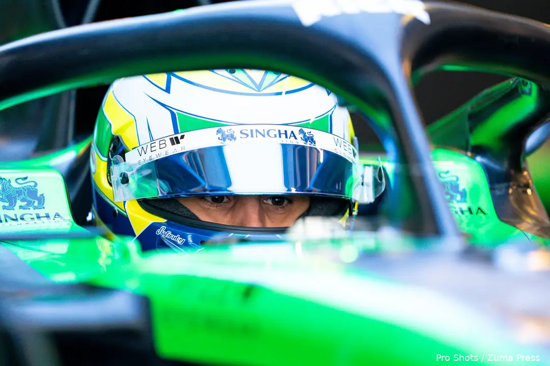 <i>Bortoleto werd kampioen in de Formule 2.</i>