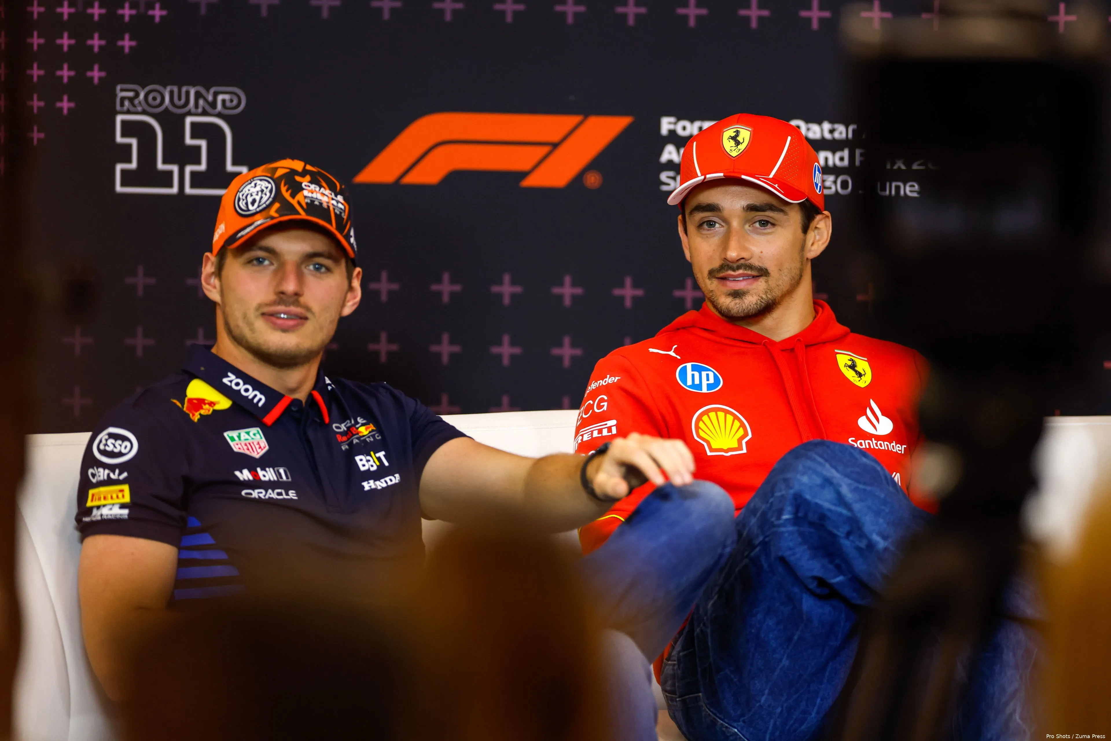 max verstappen charles leclerc oostenrijk 2024