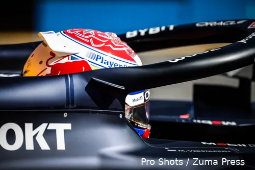 <i>Verstappen was snel klaar in Melbourne.</i>