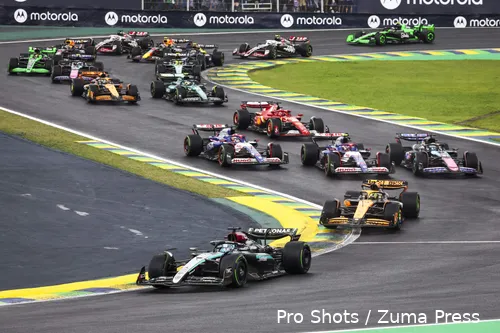 brazilie sao paulo start george russell lando norris 12