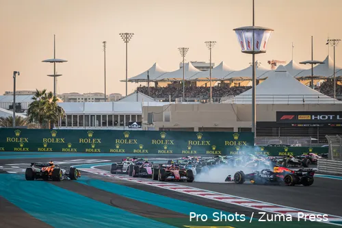 start abu dhabi oscar piastri 2024 max verstappen carlos sainz