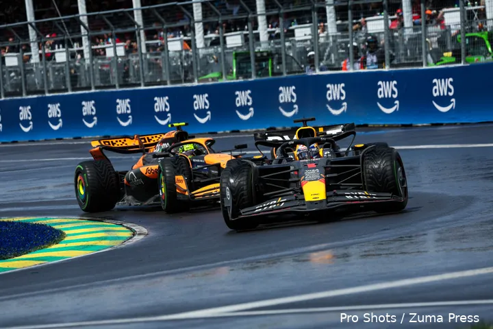 max verstappen lando norris canada regen 1