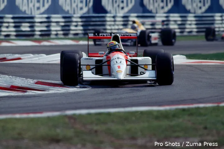 ayrton senna 1992 mclaren monza
