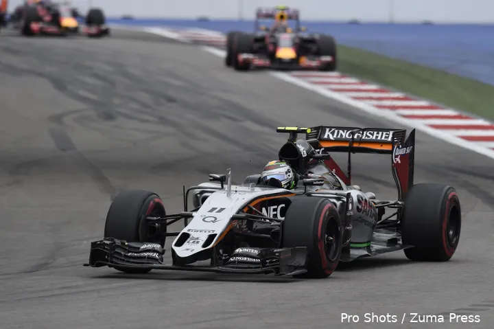 Pérez heeft een lange tijd voor Force India gereden.