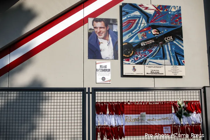Ratzenberger wordt nog elk jaar herdacht op het circuit van Imola.