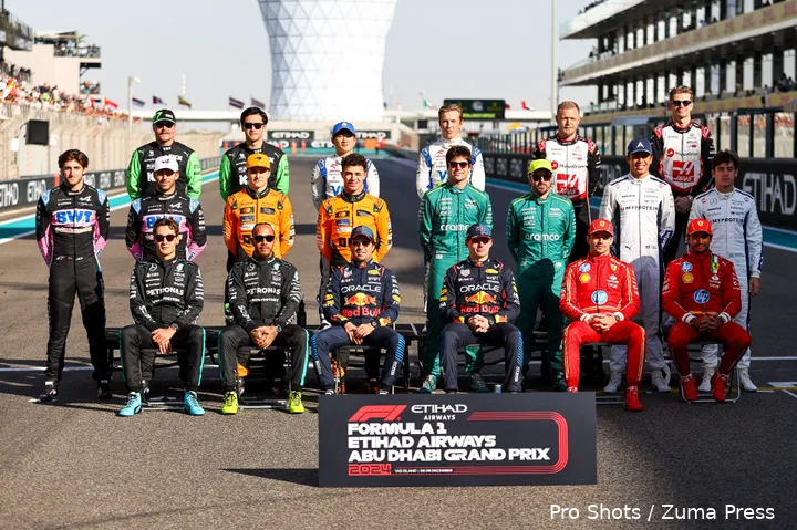 klas 2024 max verstappen abu dhabi sergio perez lando norris oscar piastri lewis hamilton george russell charles leclerc carlos sainz jack doohan 12