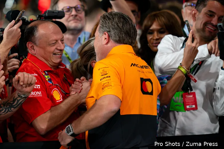 zak brown frederic vasseur abu dhabi mclaren ferrari 2024 1