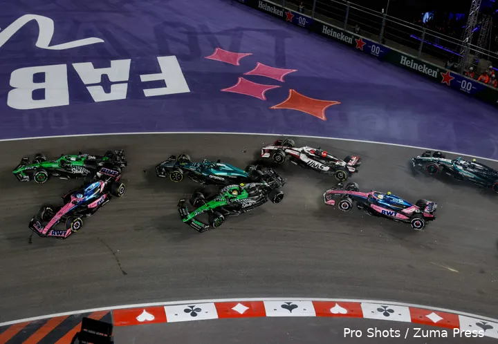 start-las-vegas-gabriel-bortoleto-crash-lance-stroll-pierre-gasly-nico-hulkenberg