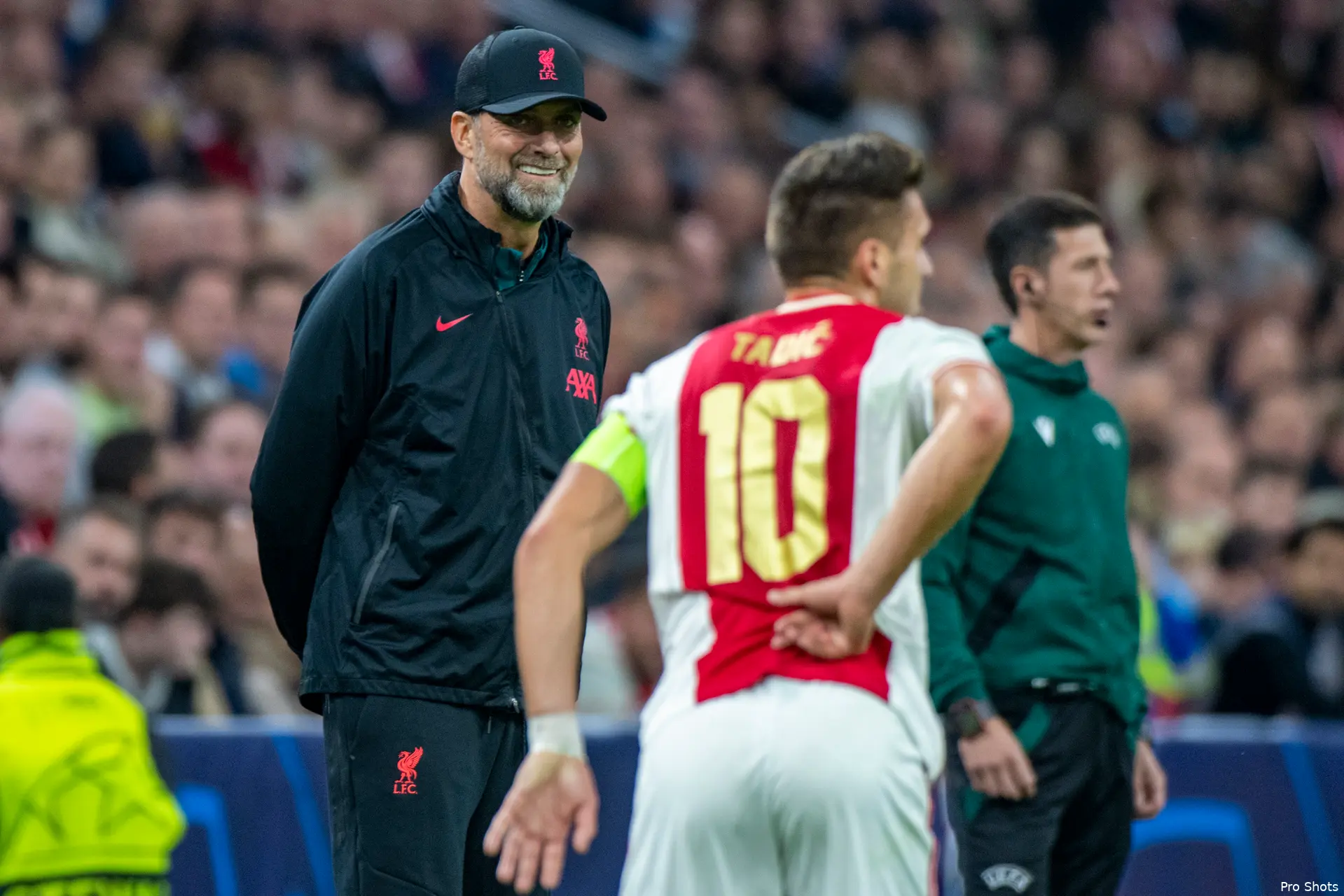klopp tadic ajax liverpool 2223