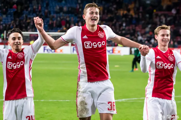 nouri de ligt de jong ajax