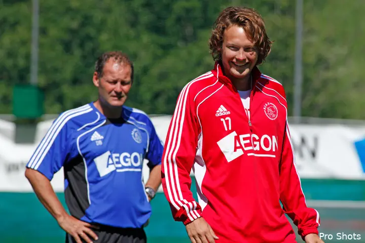 Daley Blind samen met vader Danny Blind.