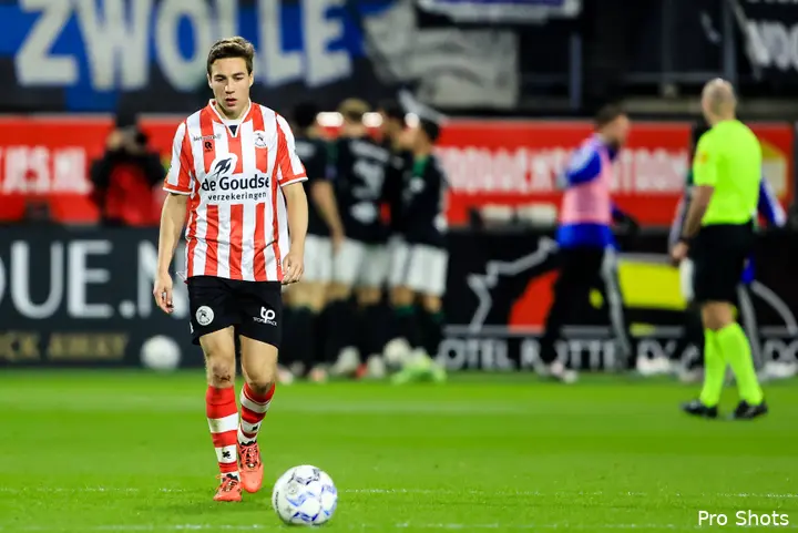 Olivier Aertssen maakte zijn eerste doelpunt in de Eredivisie.
