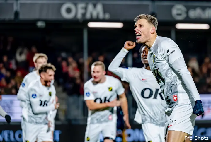 Sydney van Hooijdonk zette NAC Breda nog op voorsprong in de achttiende minuut.&nbsp;
