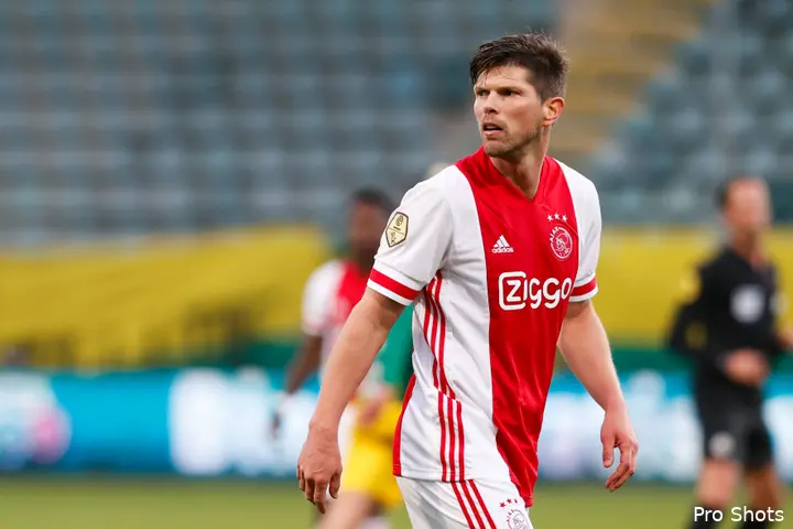 Klaas-Jan Huntelaar scoorde 158 keer in 257 wedstrijden voor Ajax. Daarmee bekleedt hij de zesde positie op de ranglijst voor clubtopscorer aller tijden.