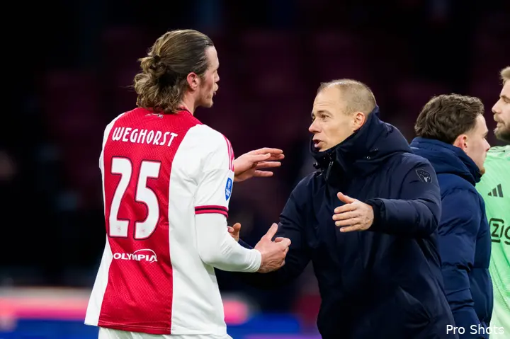 Ajax Showtime Wout Weghorst Danny Buijs