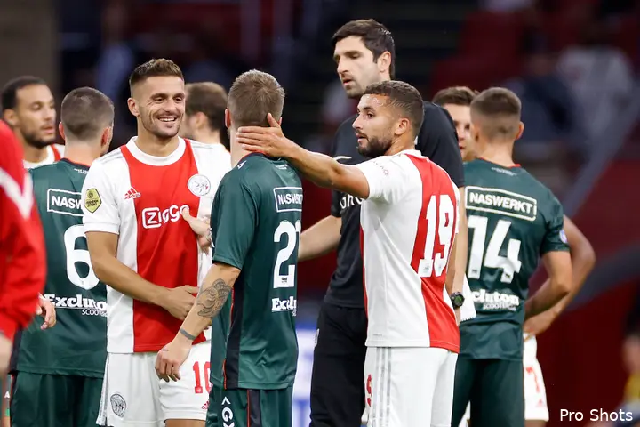Ajax Showtime Dusan Tadic Lasse Schone Ajax NEC