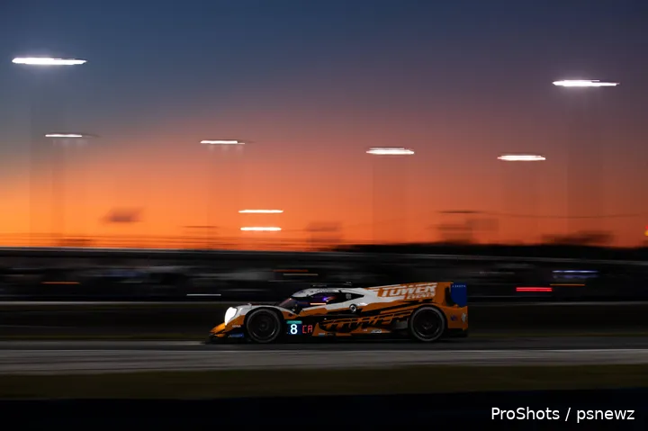 Het ging niet altijd van harte met de auto van Van Uitert tijdens de 24 uur van Daytona.&nbsp;