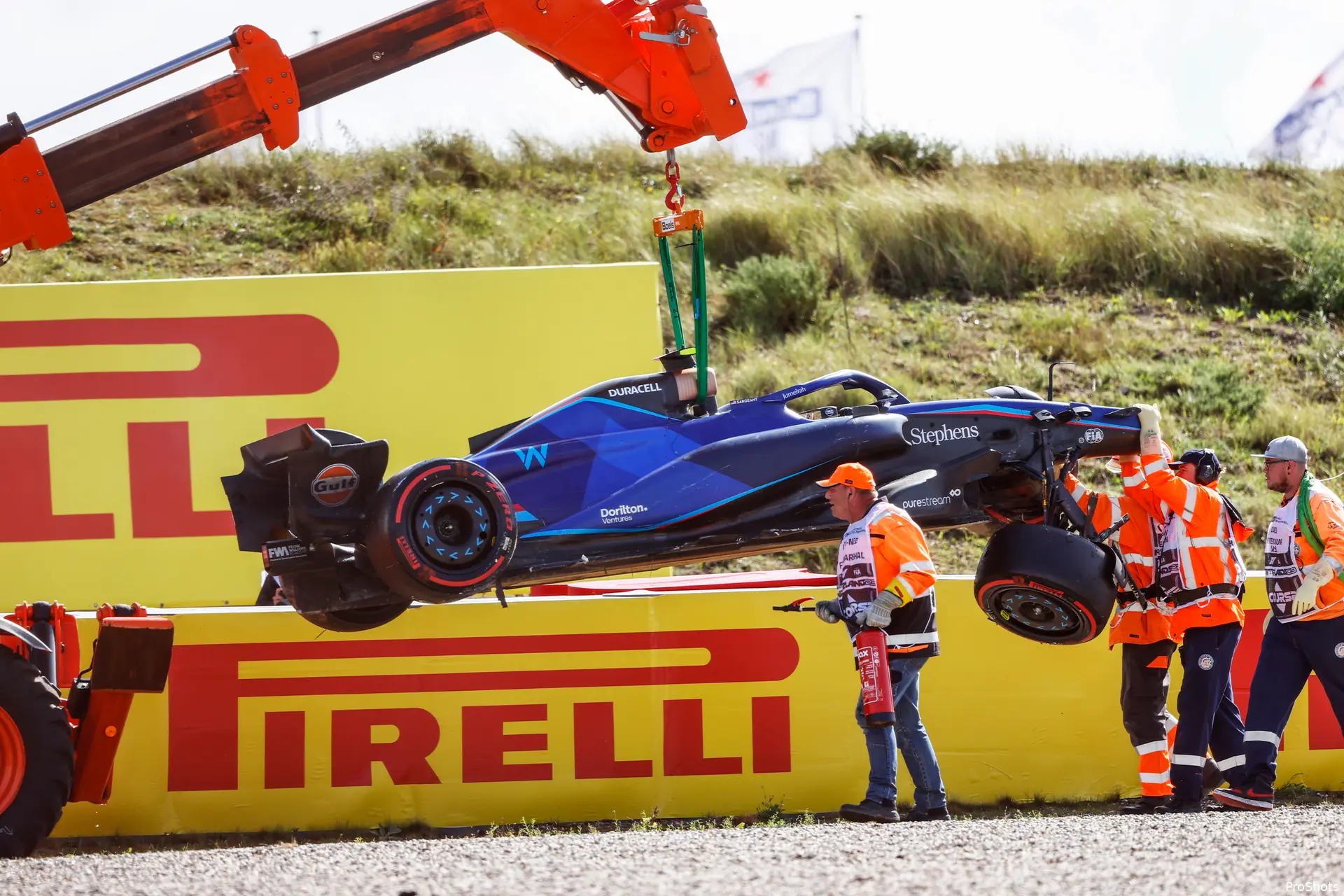 sargeant crash zandvoort