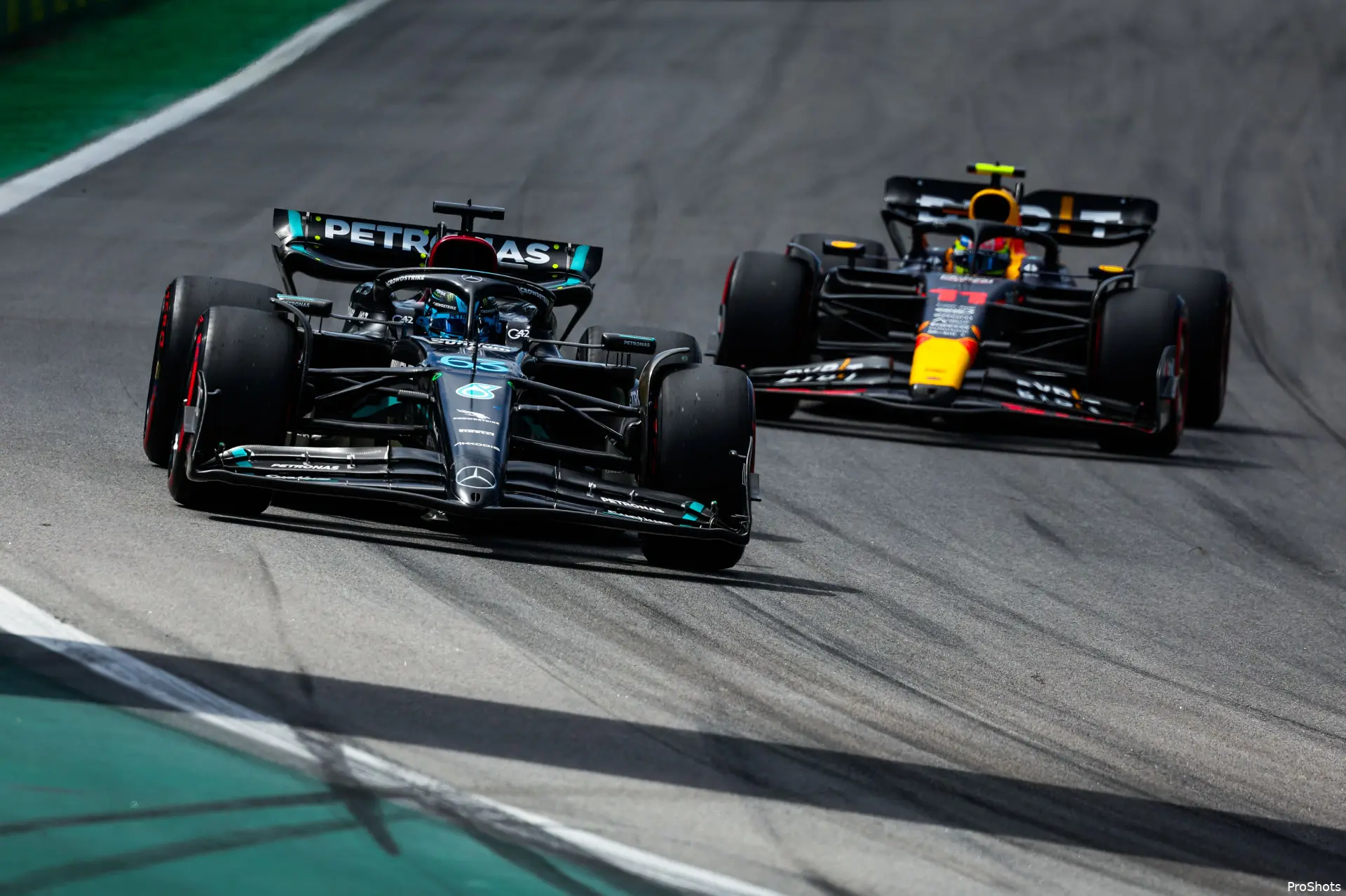 red bull mercedes perez russell