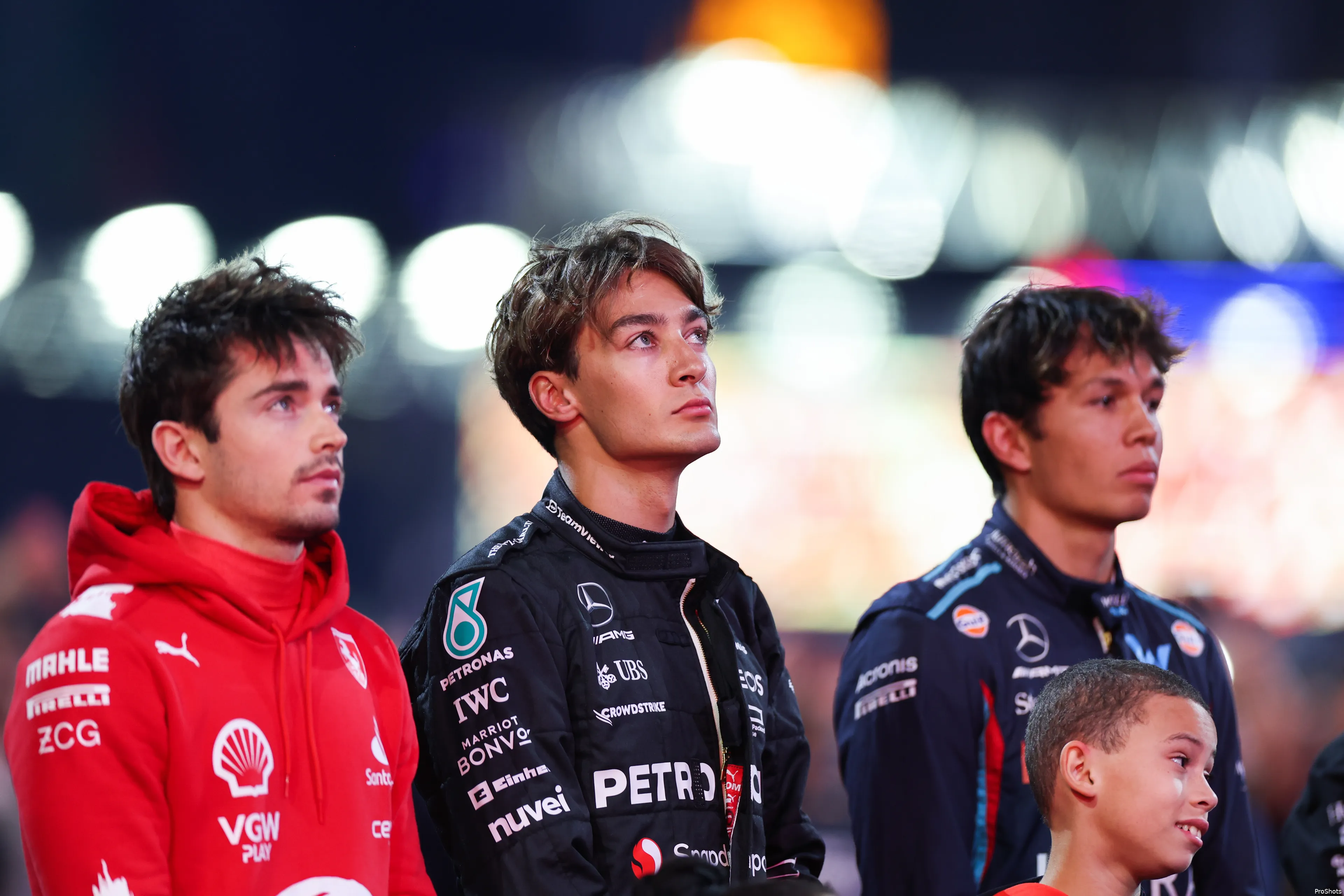 leclerc russell albon gp las vegas 2023