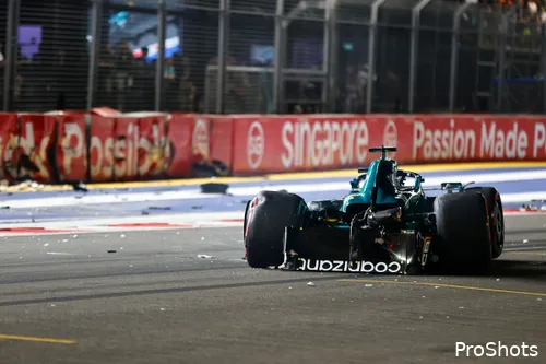 <i>Als je de schade van de crash bekijkt, kan je de moeder van Lance Stroll ergens wel begrijpen.&nbsp;</i>