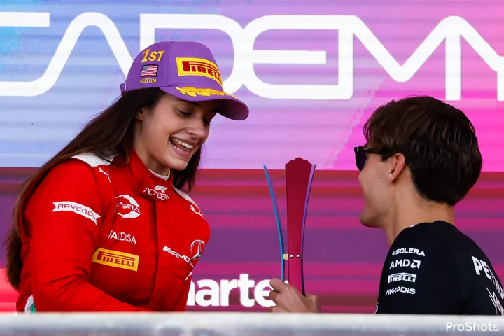 García is de eerste F1 Academy-kampioene en hoopt ook de F1 te bereiken. (Foto: ProShots)