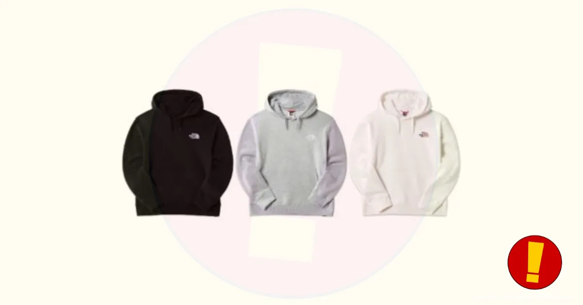 recall the north face teens oversized hoodie productfoto