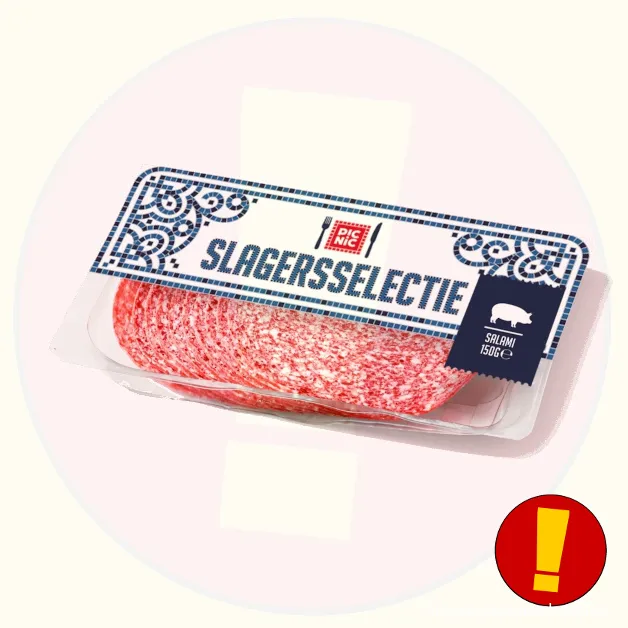 recallpicnicslagersselectiesalami productwaarschuwing