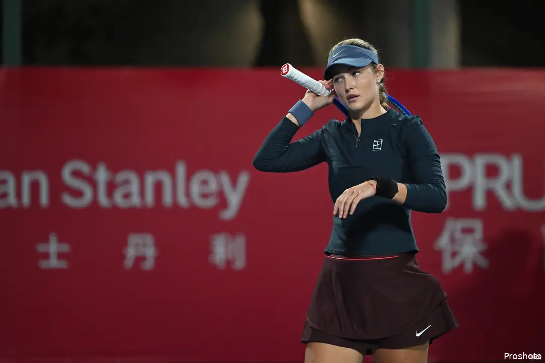 Anna Kalinskaya left frustrated in Hong Kong