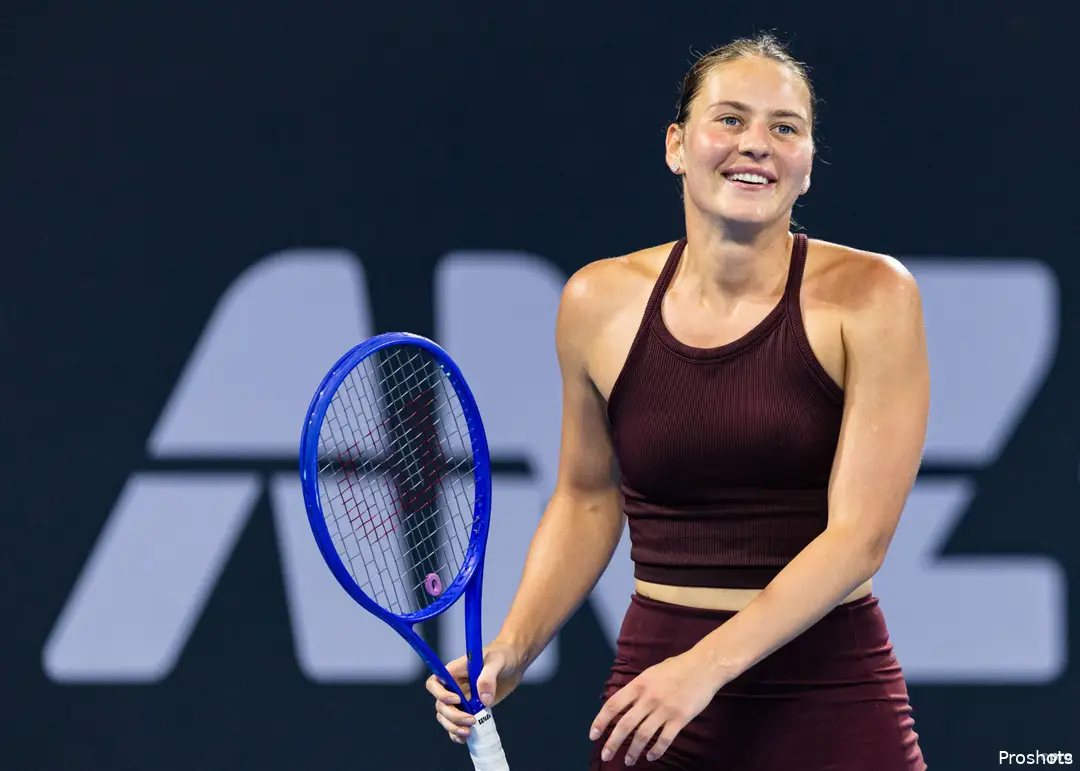 Marta Kostyuk sonríe