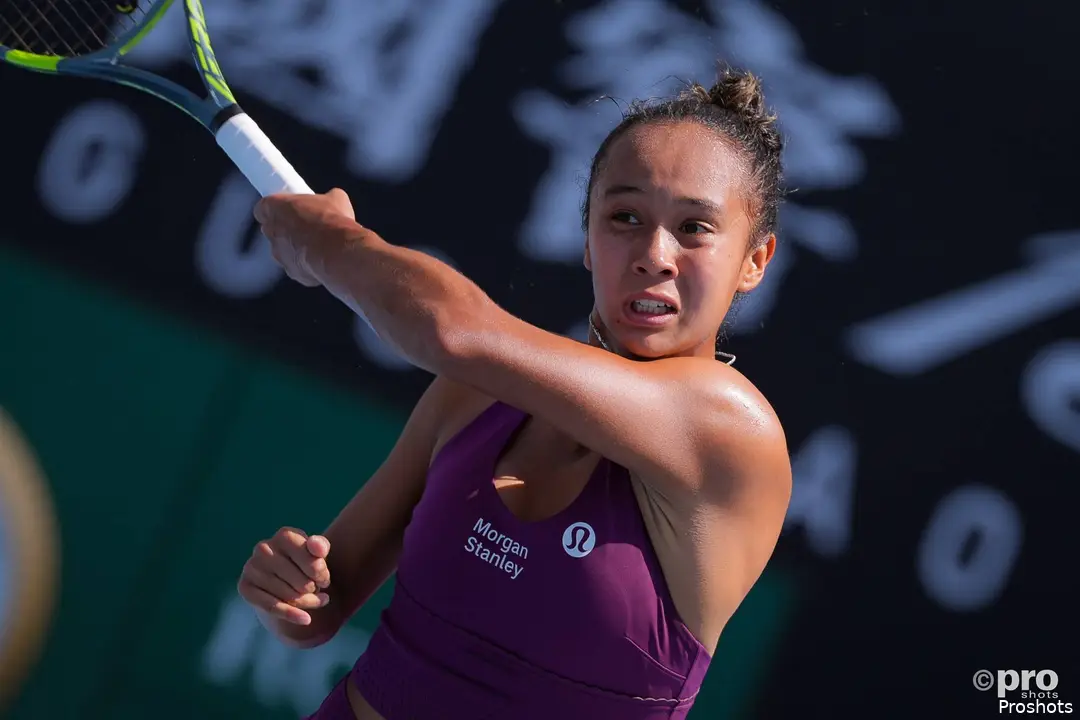 Leylah Fernandez hits back.