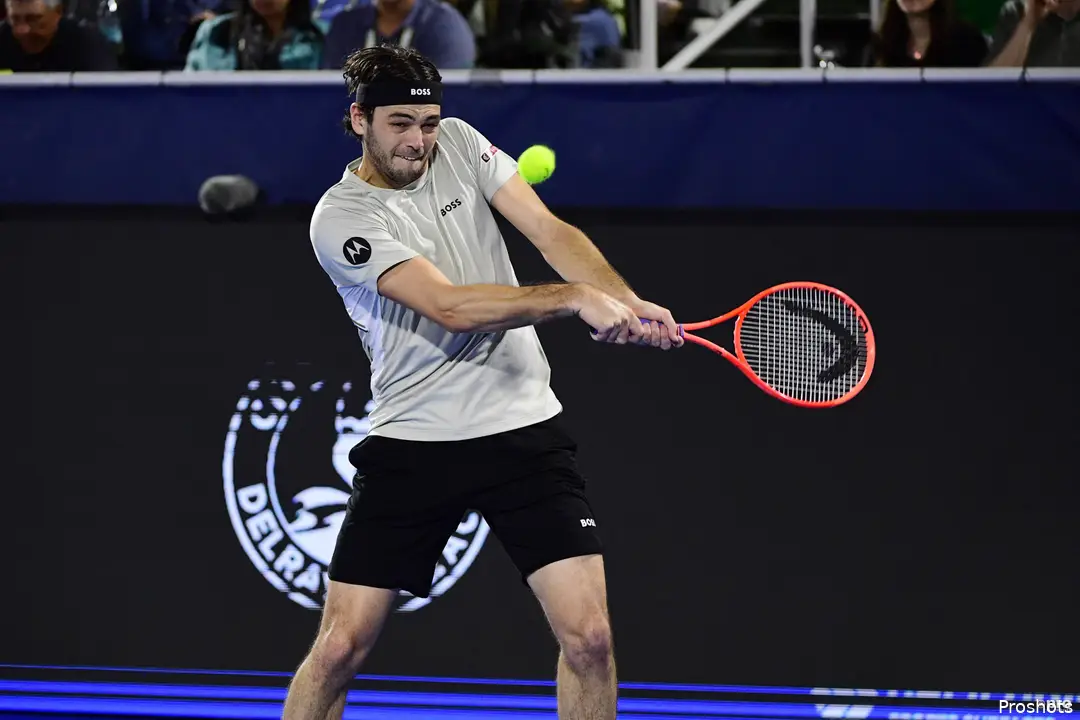 Taylor Fritz in Aktion