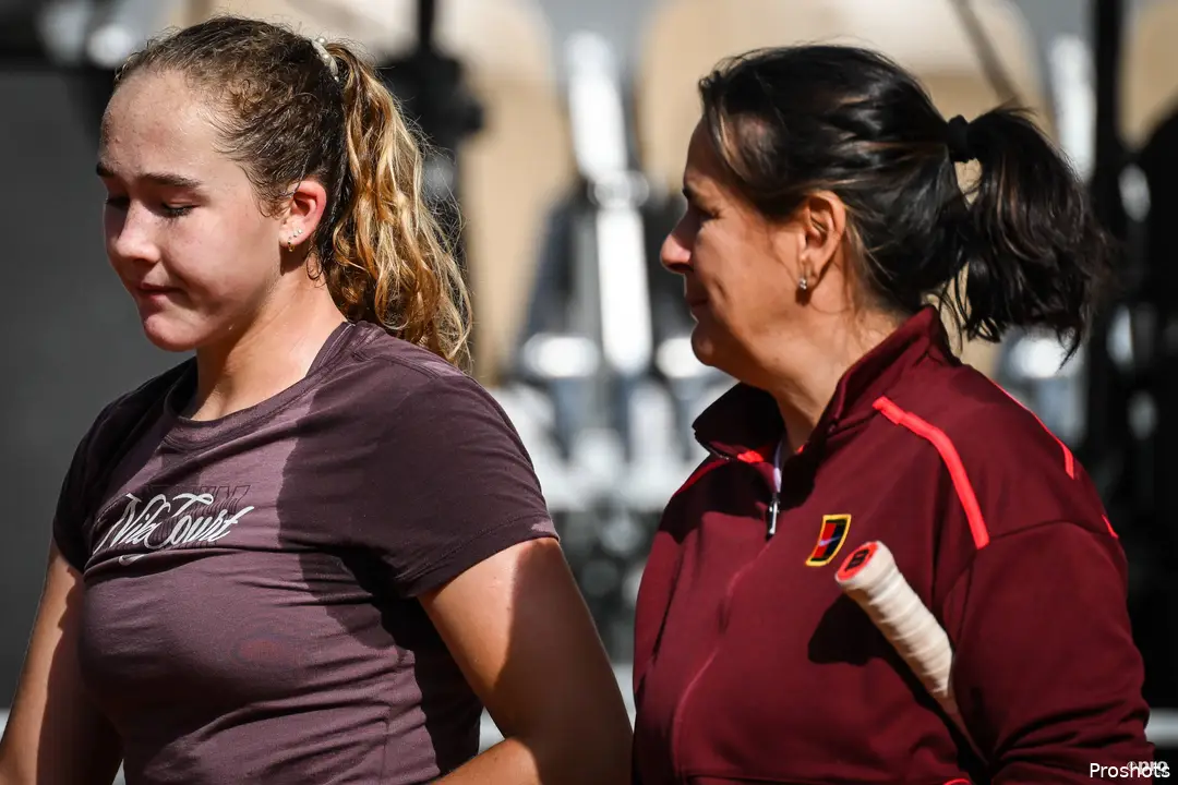 Mirra Andreeva &amp; coach Conchita Martinez